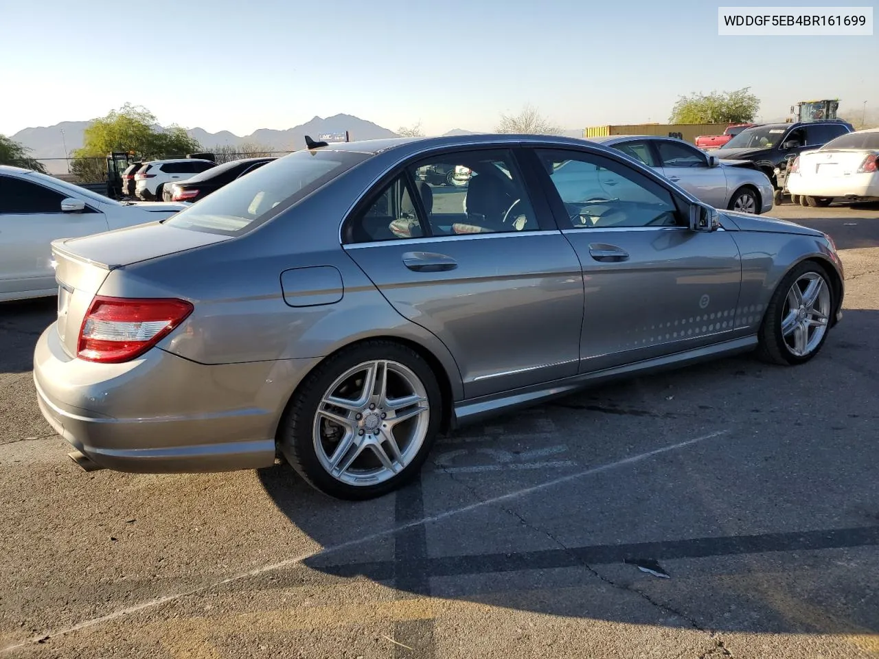 2011 Mercedes-Benz C 300 VIN: WDDGF5EB4BR161699 Lot: 73489014