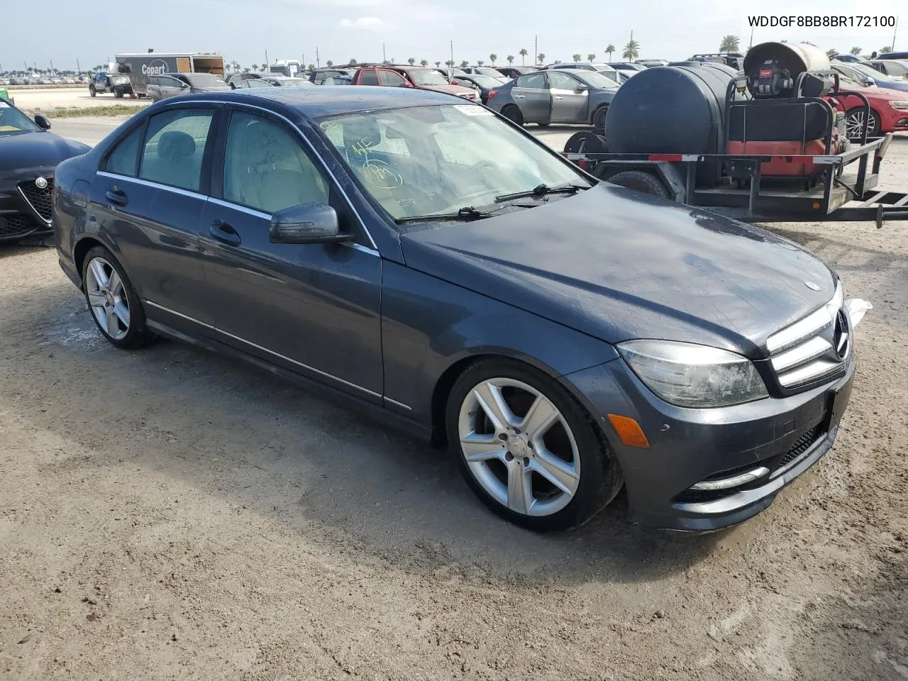 2011 Mercedes-Benz C 300 4Matic VIN: WDDGF8BB8BR172100 Lot: 73686254