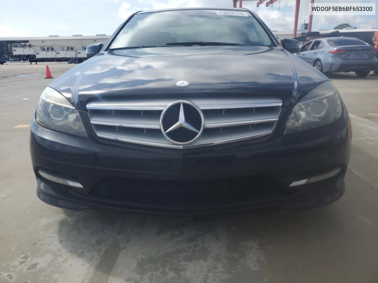 2011 Mercedes-Benz C 300 VIN: WDDGF5EB6BF653300 Lot: 73834174