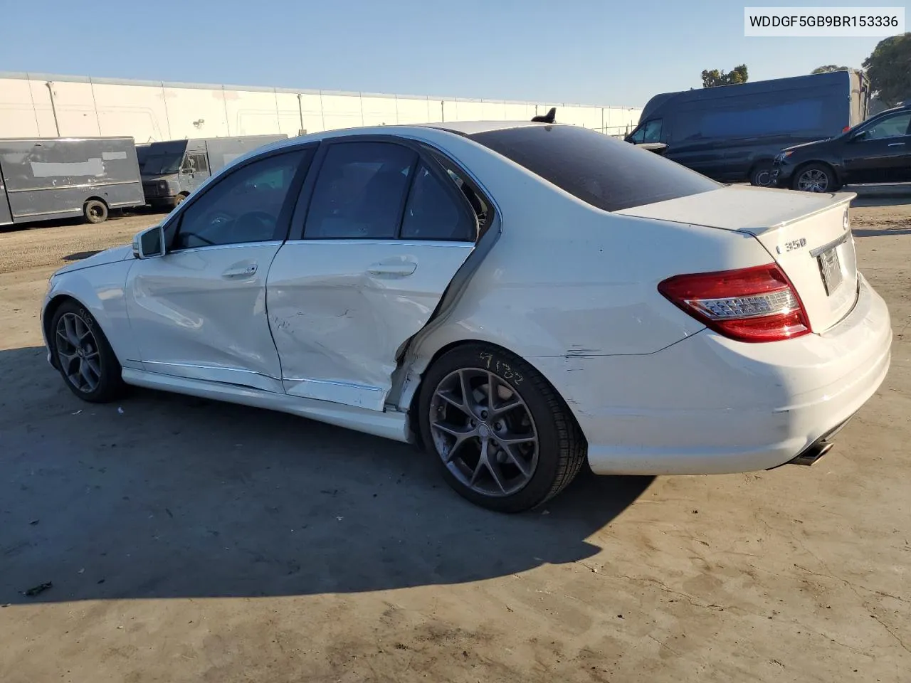 2011 Mercedes-Benz C 350 VIN: WDDGF5GB9BR153336 Lot: 73994584