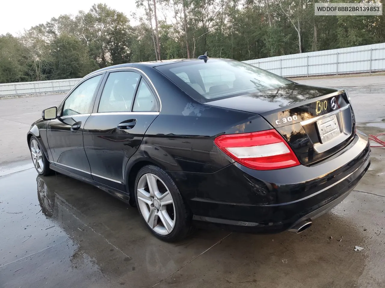 2011 Mercedes-Benz C 300 4Matic VIN: WDDGF8BB2BR139853 Lot: 74033374