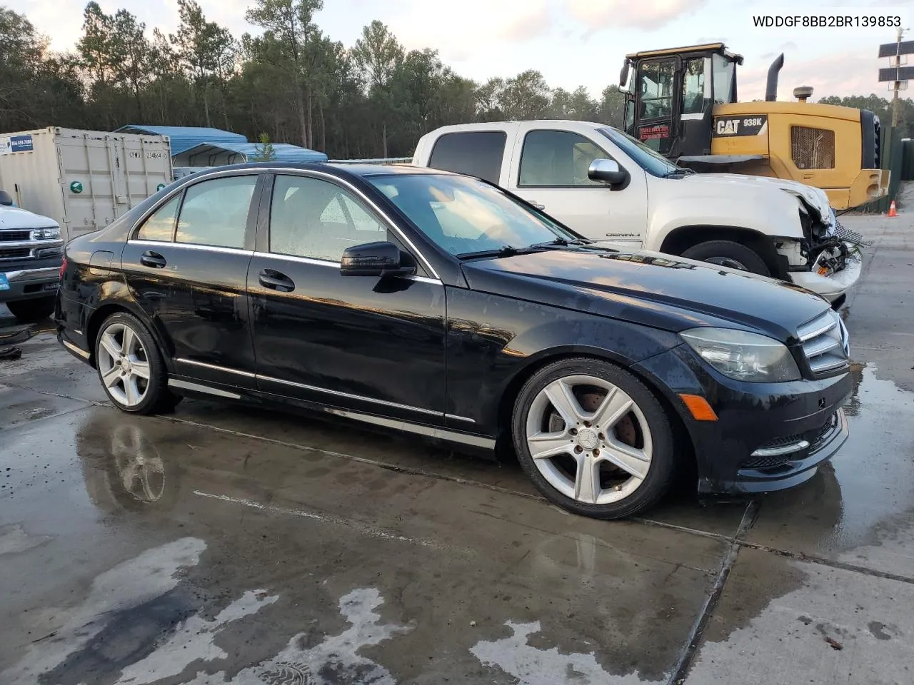 2011 Mercedes-Benz C 300 4Matic VIN: WDDGF8BB2BR139853 Lot: 74033374