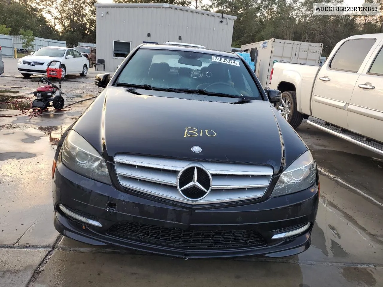 2011 Mercedes-Benz C 300 4Matic VIN: WDDGF8BB2BR139853 Lot: 74033374