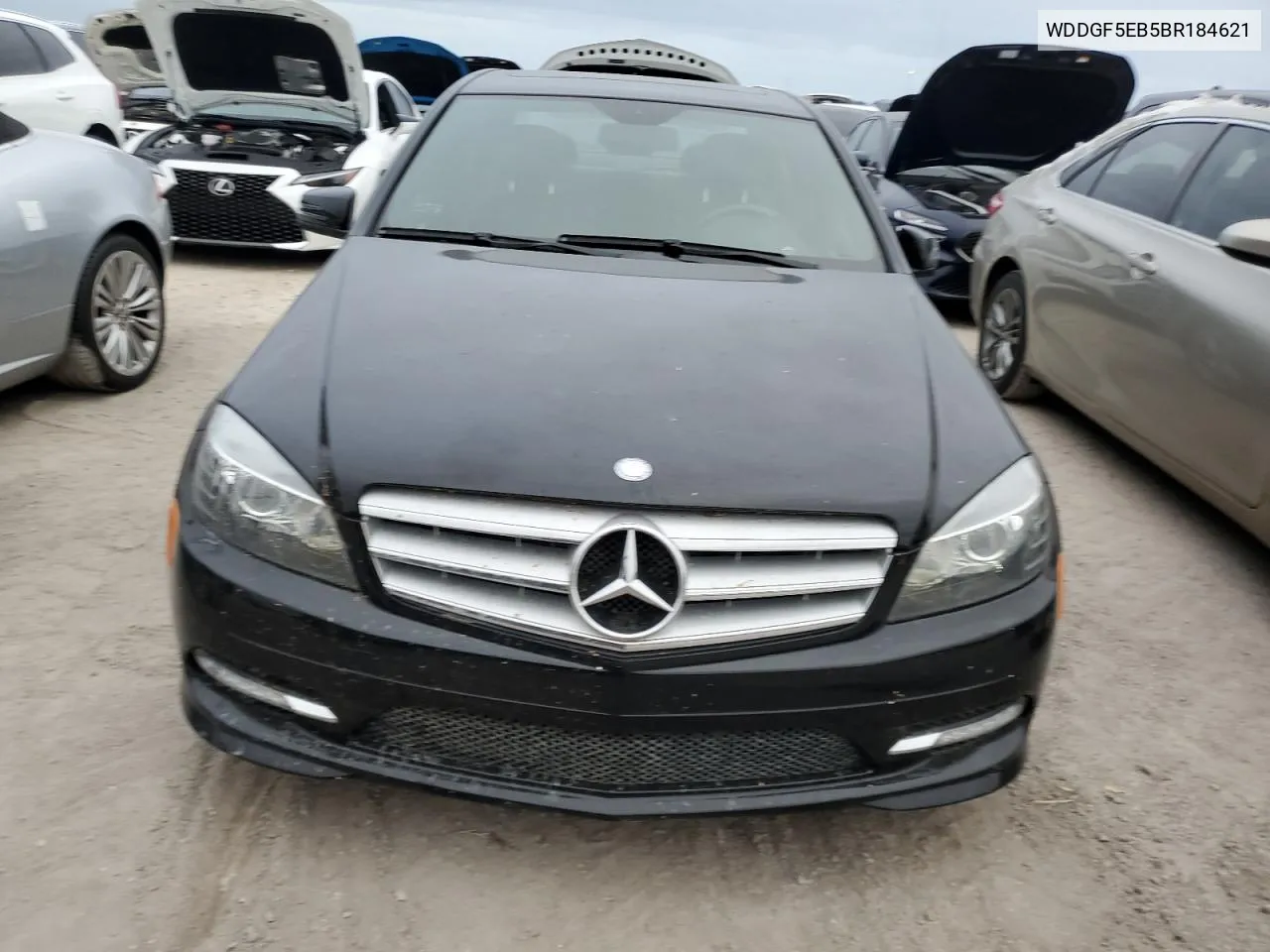 2011 Mercedes-Benz C 300 VIN: WDDGF5EB5BR184621 Lot: 74549834