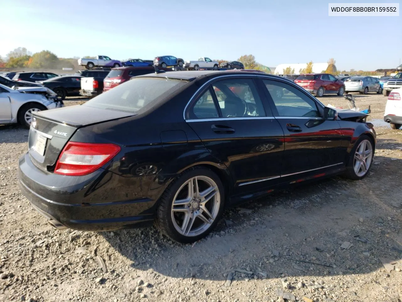 2011 Mercedes-Benz C 300 4Matic VIN: WDDGF8BB0BR159552 Lot: 74936604