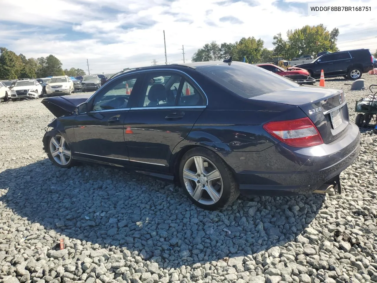 2011 Mercedes-Benz C 300 4Matic VIN: WDDGF8BB7BR168751 Lot: 75211534