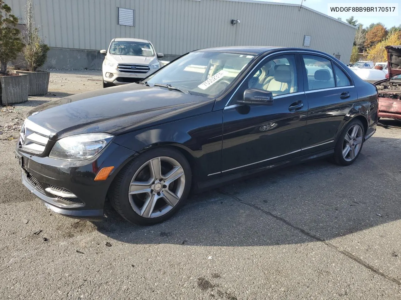 2011 Mercedes-Benz C 300 4Matic VIN: WDDGF8BB9BR170517 Lot: 75552324