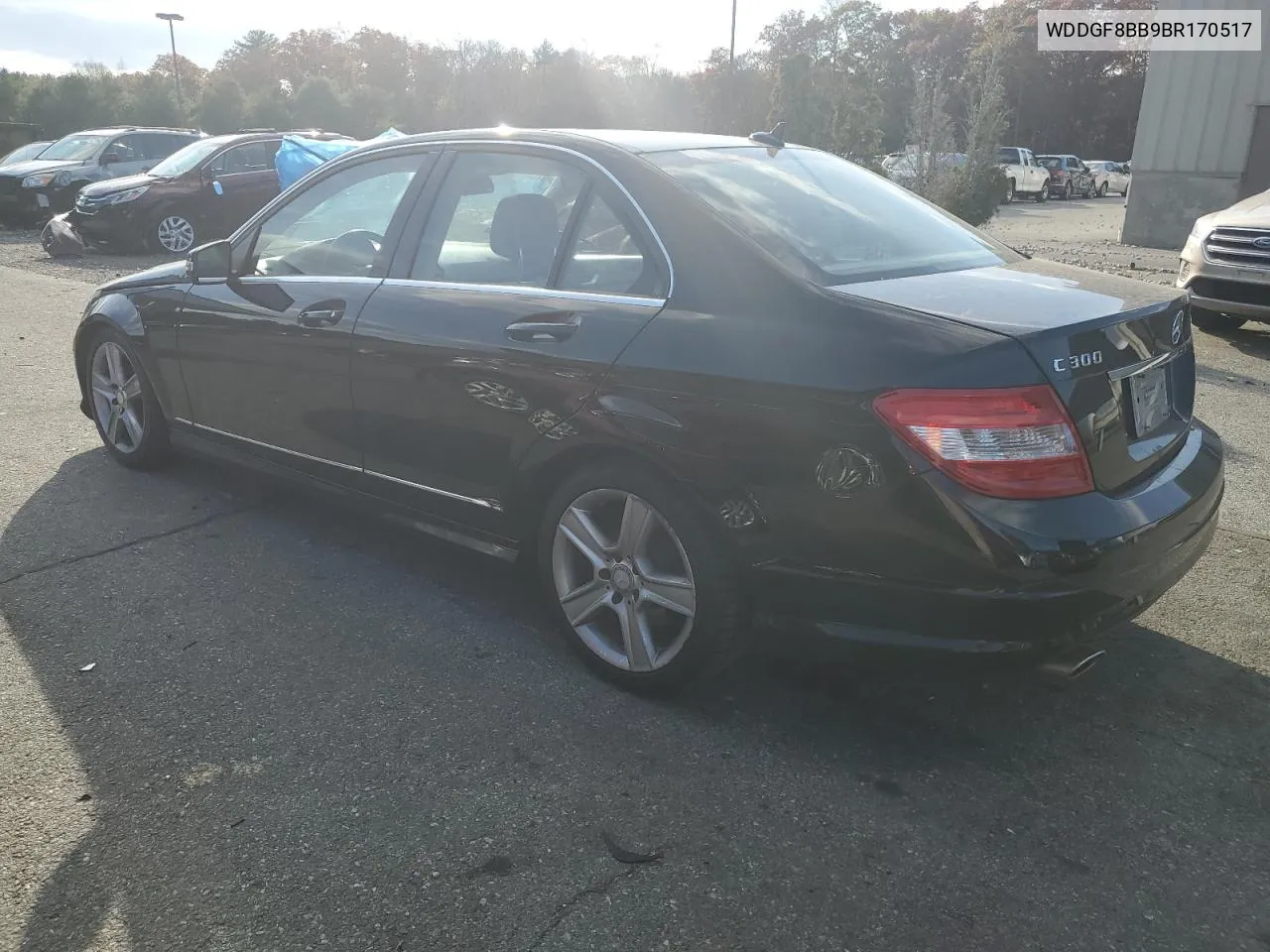 2011 Mercedes-Benz C 300 4Matic VIN: WDDGF8BB9BR170517 Lot: 75552324