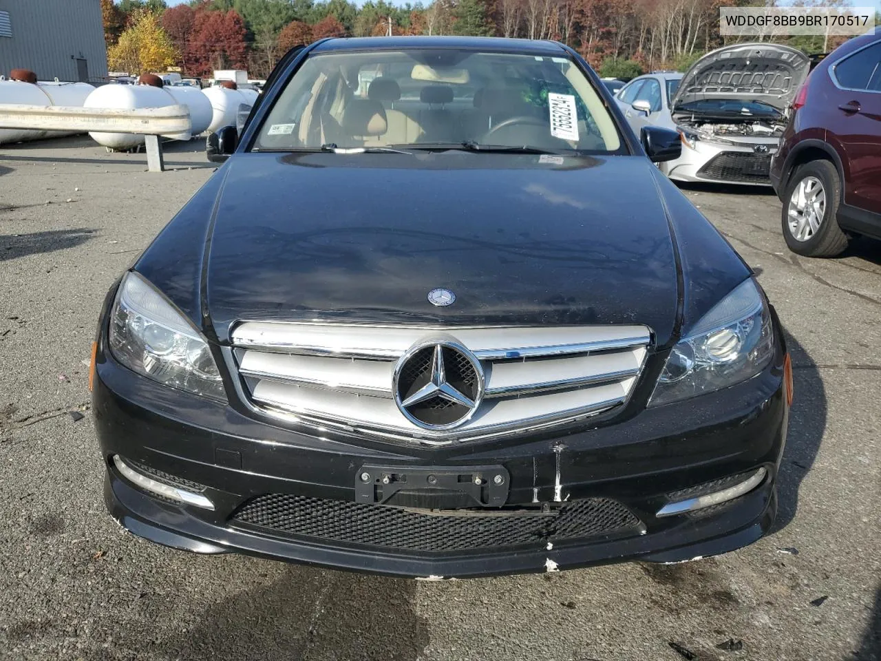 2011 Mercedes-Benz C 300 4Matic VIN: WDDGF8BB9BR170517 Lot: 75552324