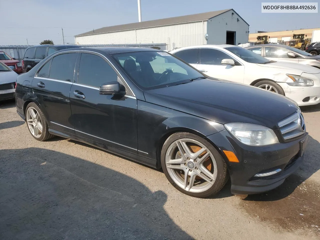 2011 Mercedes-Benz C 350 4Matic VIN: WDDGF8HB8BA492636 Lot: 75769744