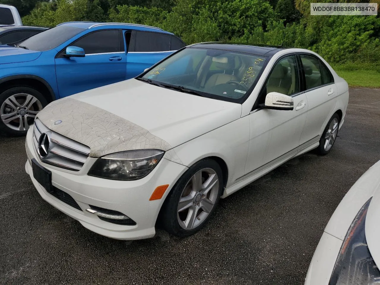 2011 Mercedes-Benz C 300 4Matic VIN: WDDGF8BB3BR138470 Lot: 75889004