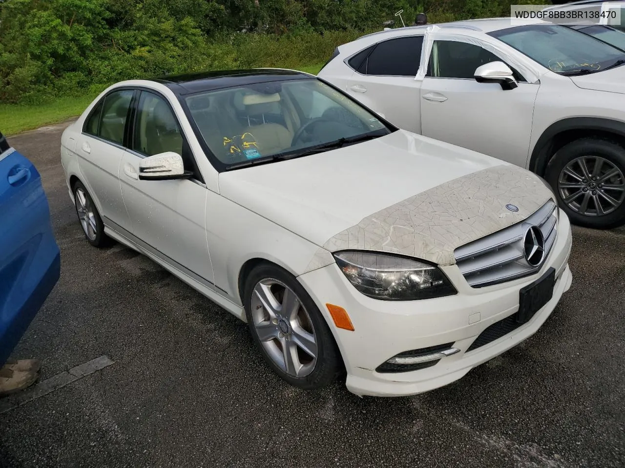 2011 Mercedes-Benz C 300 4Matic VIN: WDDGF8BB3BR138470 Lot: 75889004