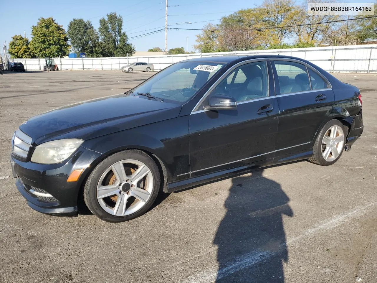 2011 Mercedes-Benz C 300 4Matic VIN: WDDGF8BB3BR164163 Lot: 75925084