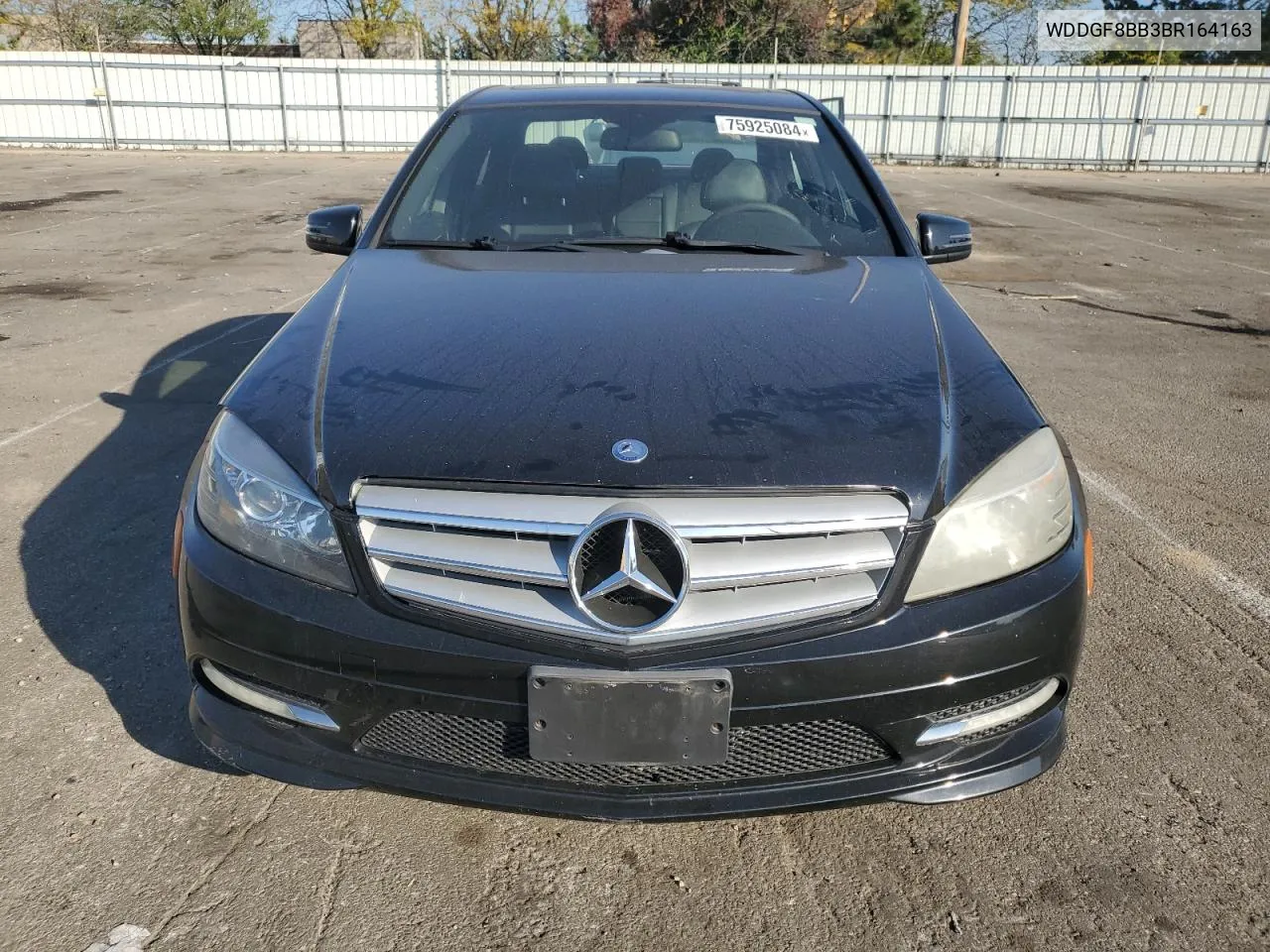 2011 Mercedes-Benz C 300 4Matic VIN: WDDGF8BB3BR164163 Lot: 75925084