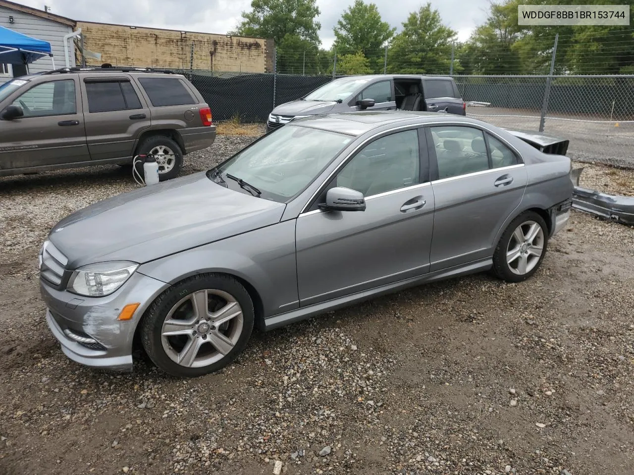 2011 Mercedes-Benz C 300 4Matic VIN: WDDGF8BB1BR153744 Lot: 76254664