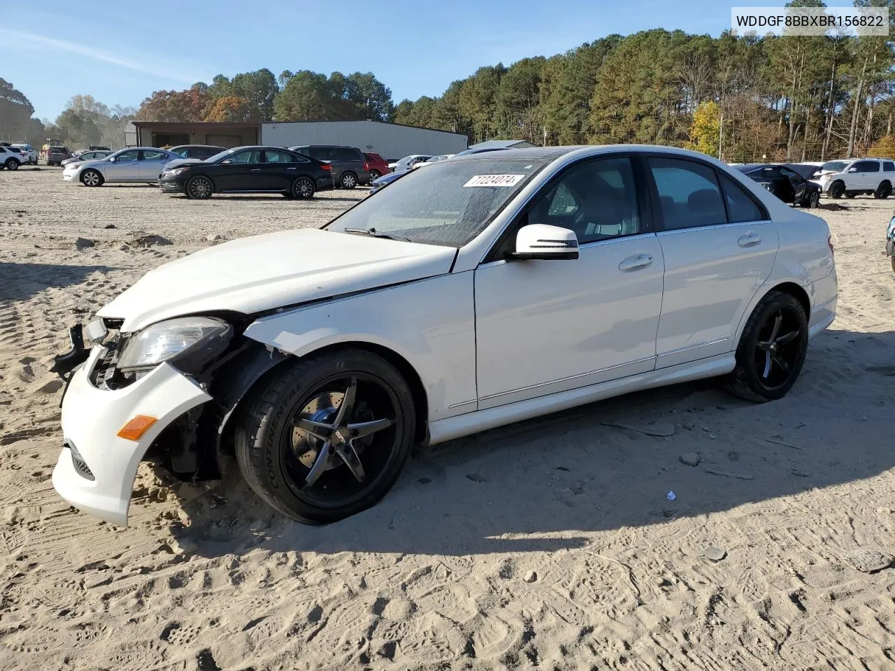 2011 Mercedes-Benz C 300 4Matic VIN: WDDGF8BBXBR156822 Lot: 77224074