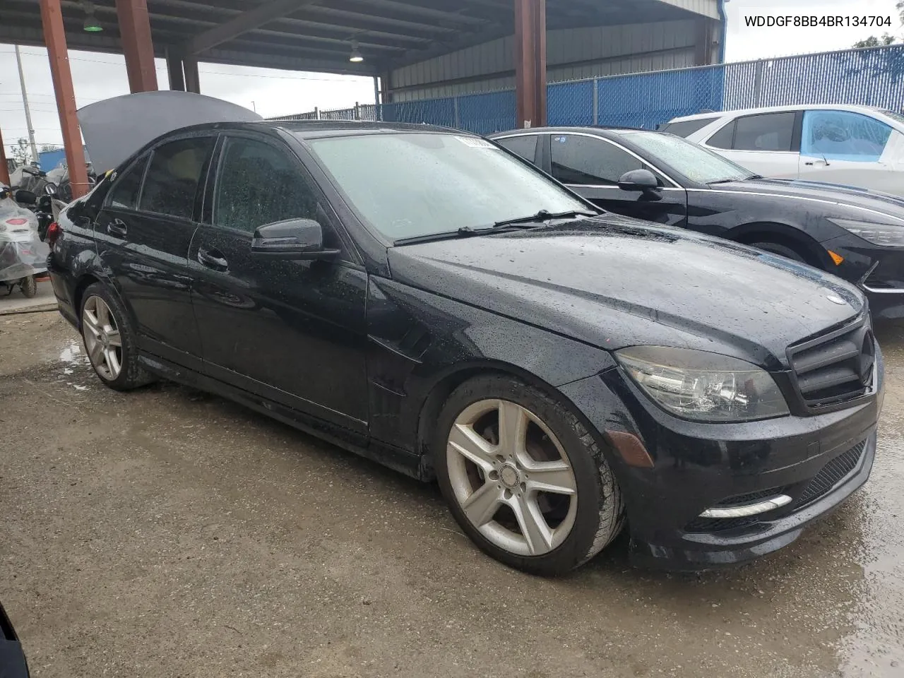 2011 Mercedes-Benz C 300 4Matic VIN: WDDGF8BB4BR134704 Lot: 77373804