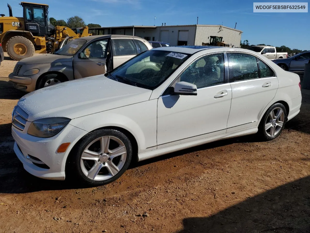 2011 Mercedes-Benz C 300 VIN: WDDGF5EB5BF632549 Lot: 77571044