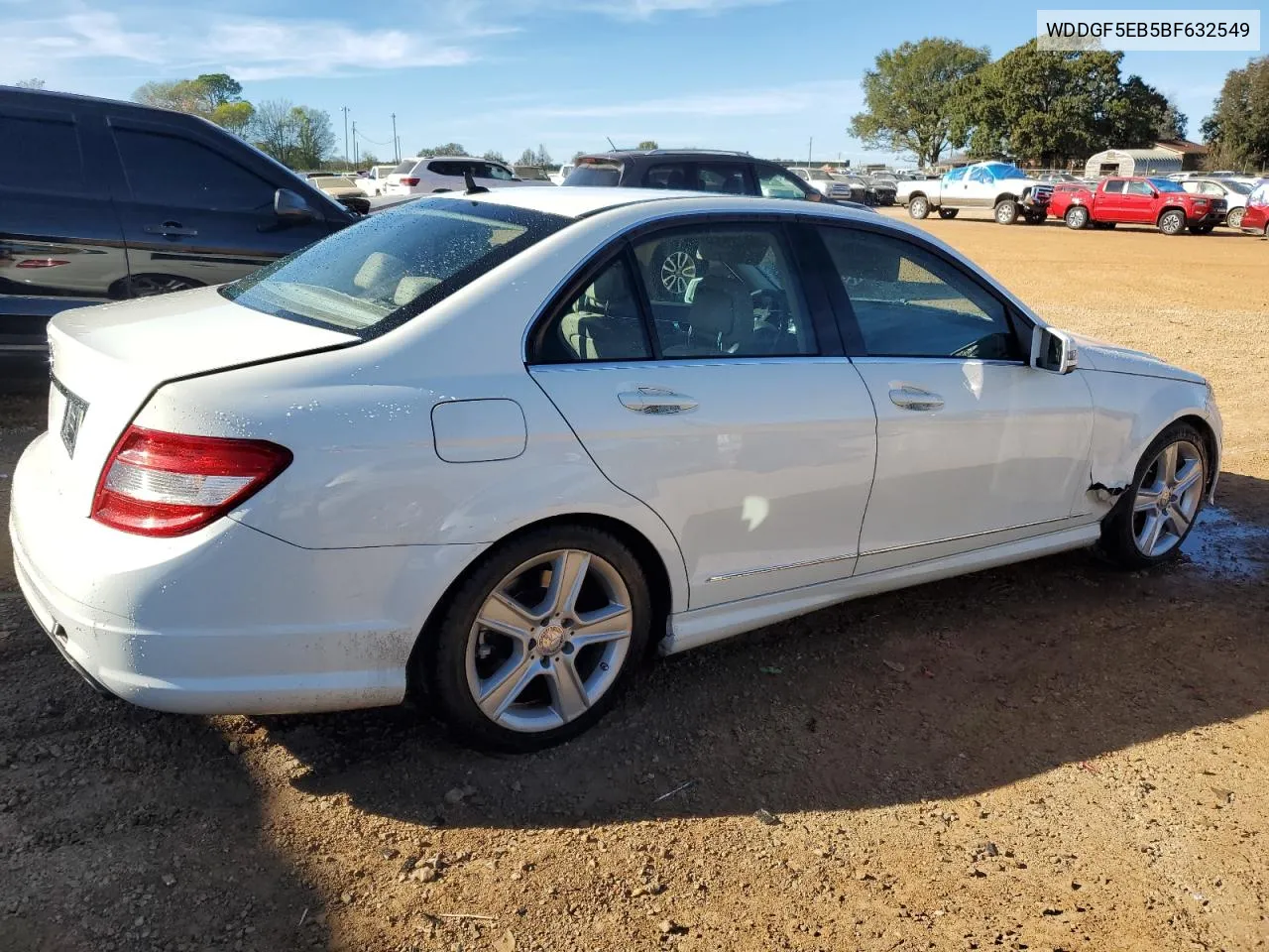 2011 Mercedes-Benz C 300 VIN: WDDGF5EB5BF632549 Lot: 77571044