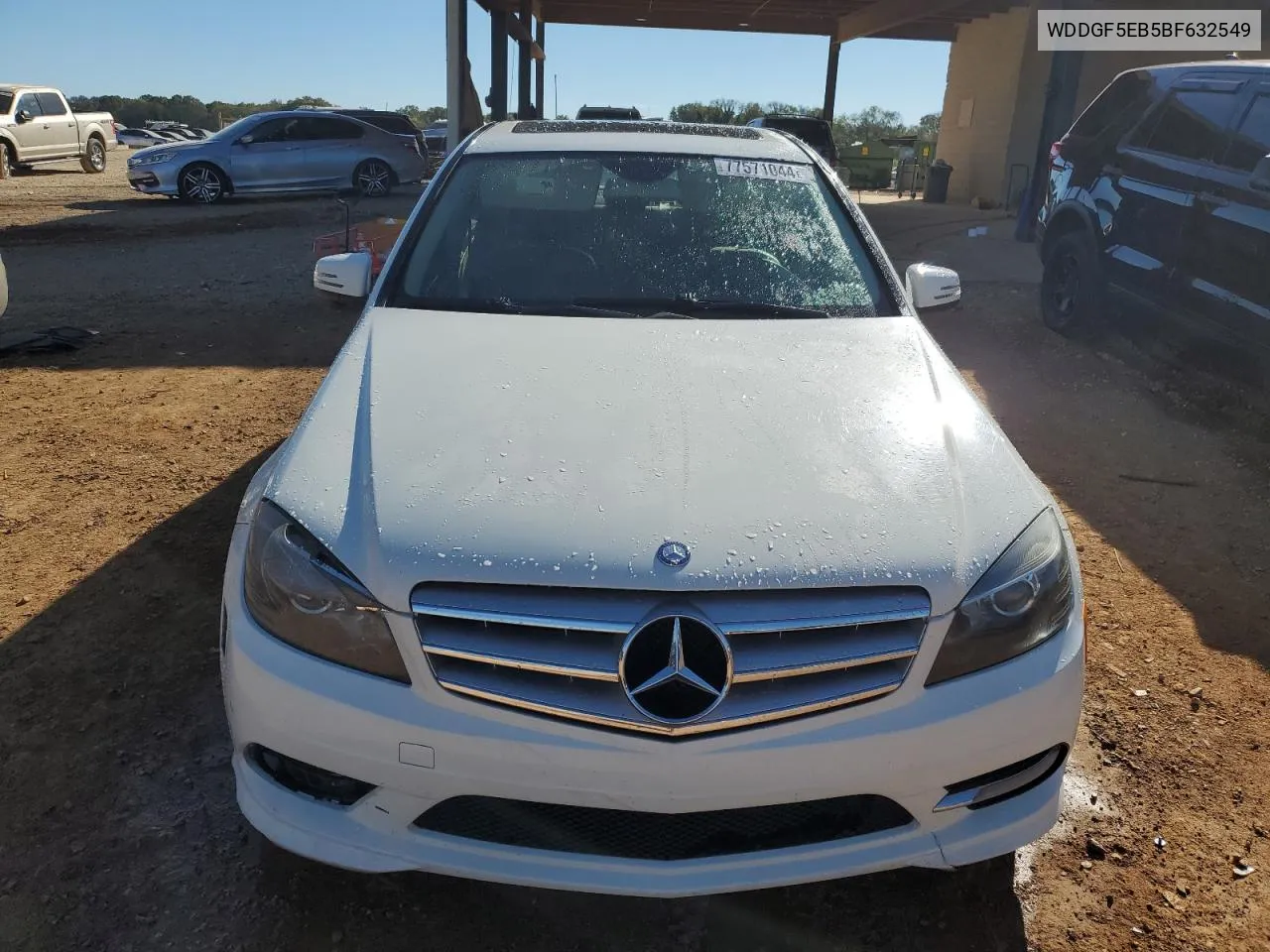 2011 Mercedes-Benz C 300 VIN: WDDGF5EB5BF632549 Lot: 77571044