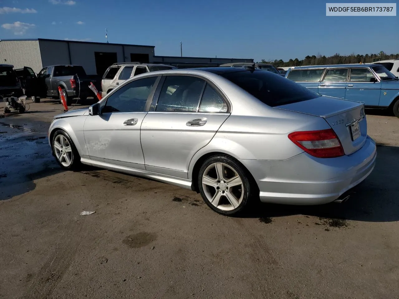 2011 Mercedes-Benz C 300 VIN: WDDGF5EB6BR173787 Lot: 77582894