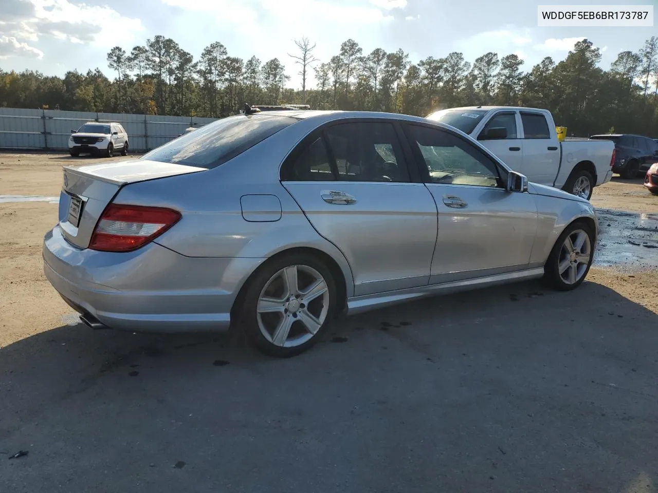 2011 Mercedes-Benz C 300 VIN: WDDGF5EB6BR173787 Lot: 77582894