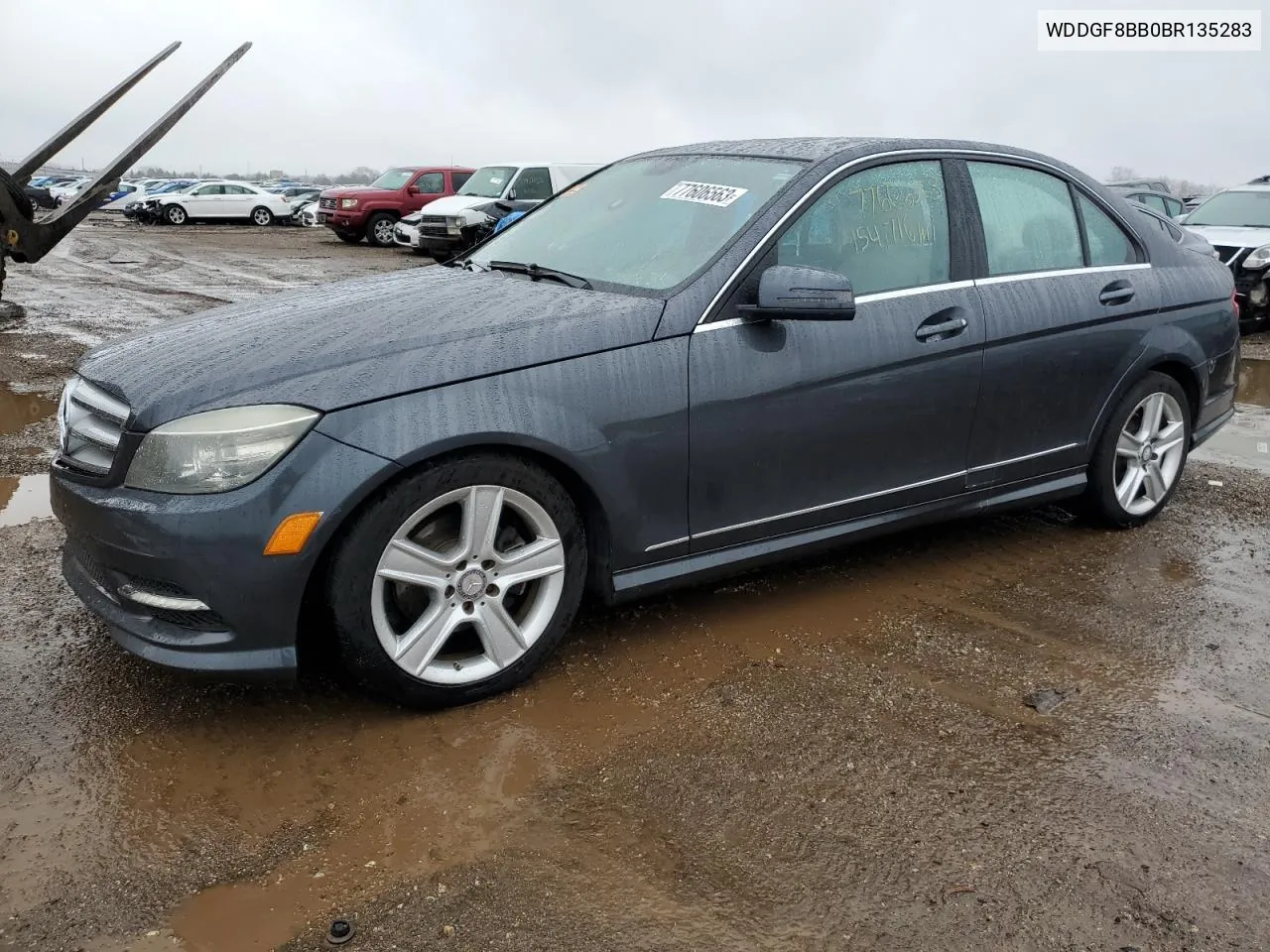 2011 Mercedes-Benz C 300 4Matic VIN: WDDGF8BB0BR135283 Lot: 77606563