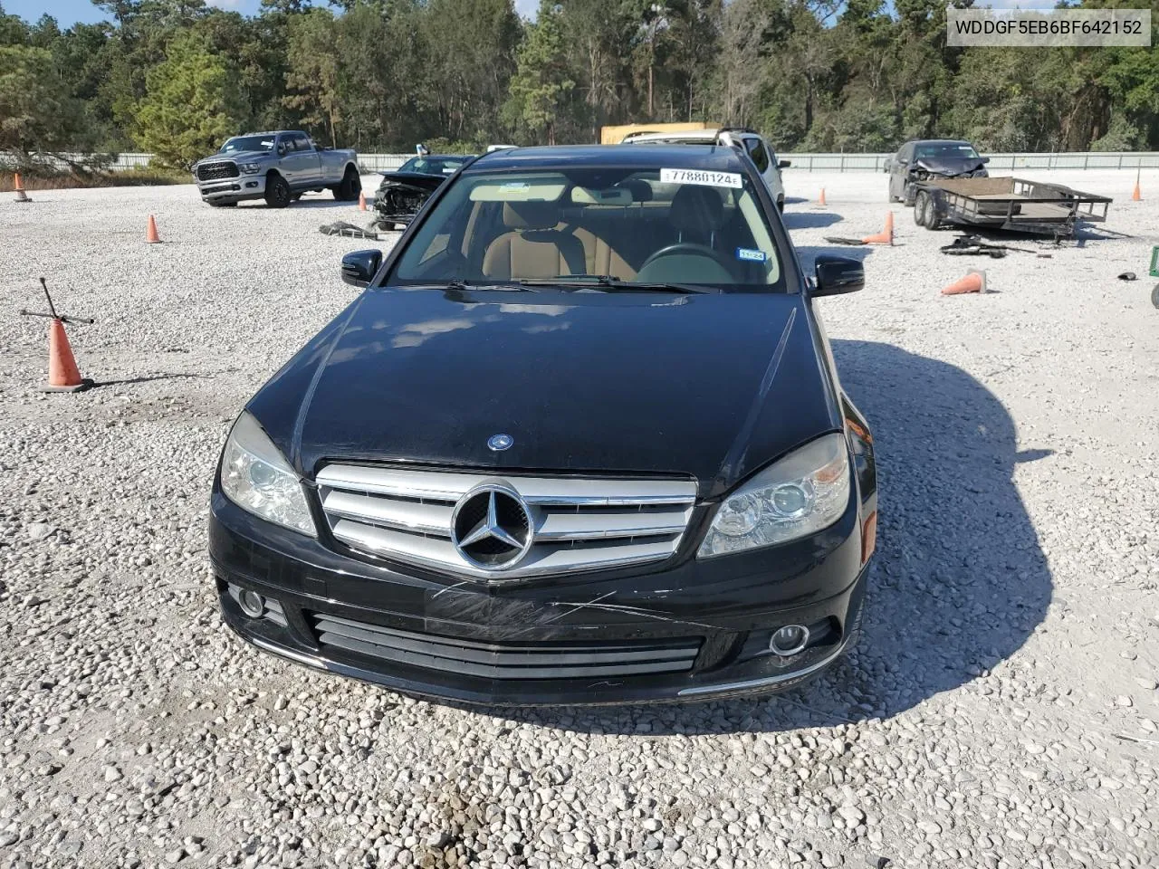 2011 Mercedes-Benz C 300 VIN: WDDGF5EB6BF642152 Lot: 77880124