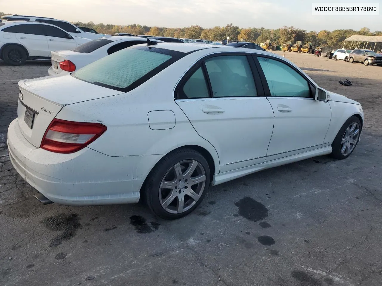 2011 Mercedes-Benz C 300 4Matic VIN: WDDGF8BB5BR178890 Lot: 78414844