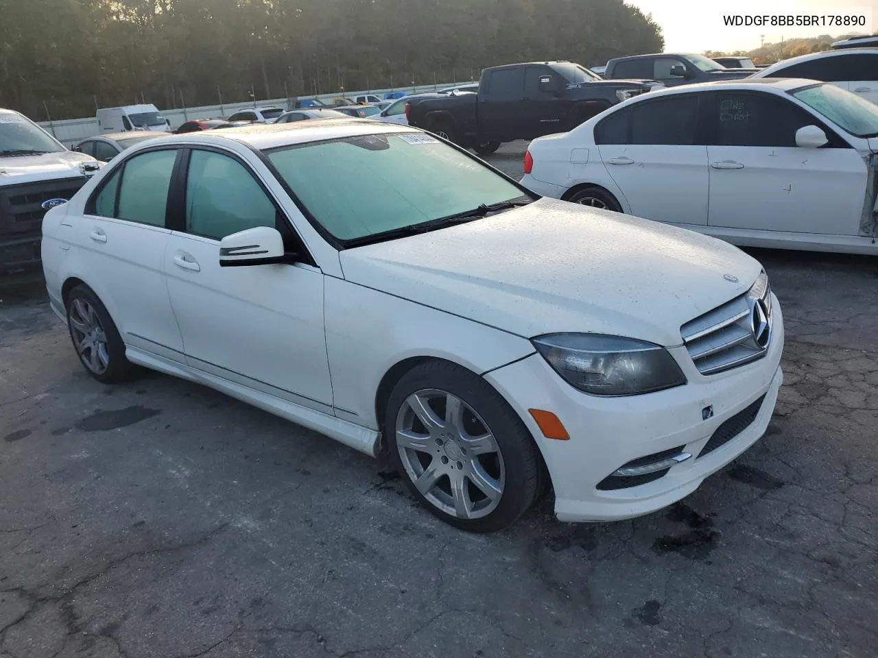 2011 Mercedes-Benz C 300 4Matic VIN: WDDGF8BB5BR178890 Lot: 78414844