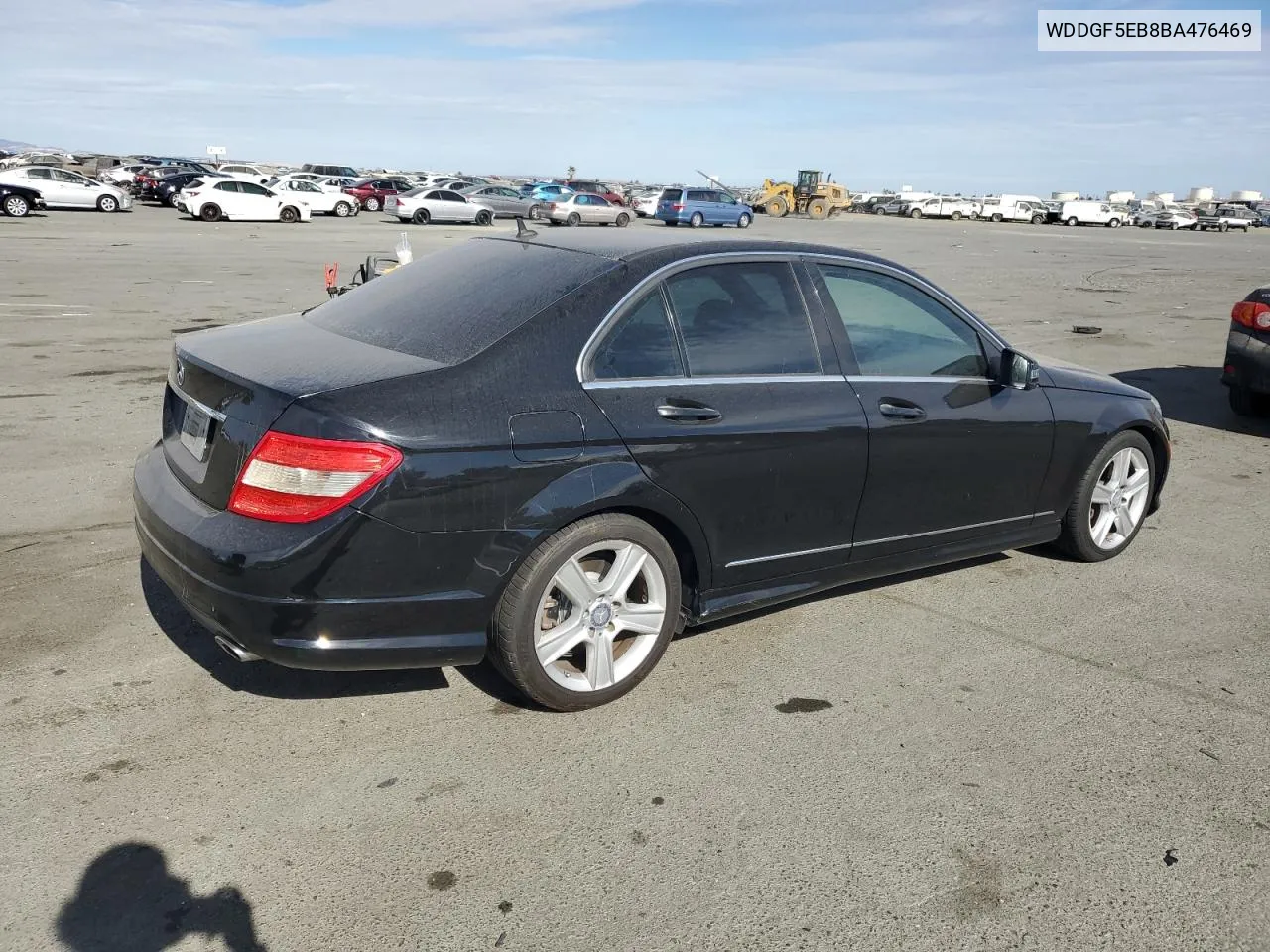 2011 Mercedes-Benz C 300 VIN: WDDGF5EB8BA476469 Lot: 78546364