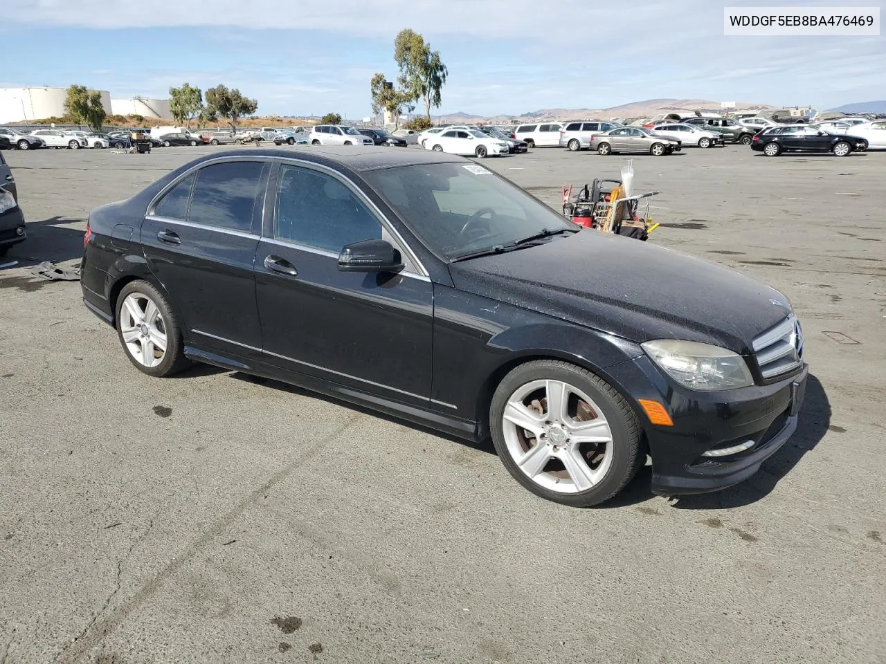 2011 Mercedes-Benz C 300 VIN: WDDGF5EB8BA476469 Lot: 78546364