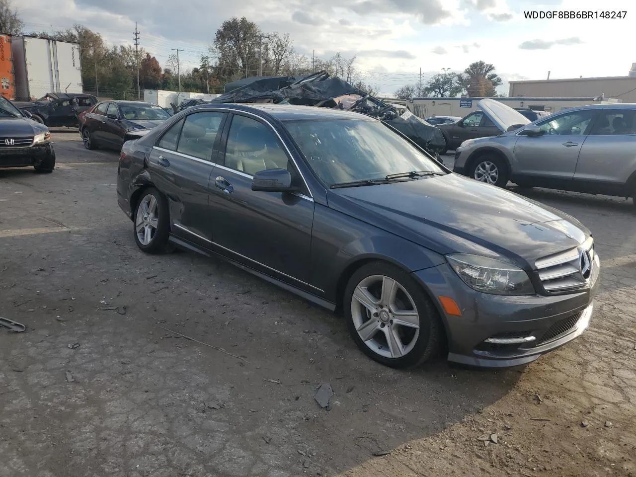 2011 Mercedes-Benz C 300 4Matic VIN: WDDGF8BB6BR148247 Lot: 78601984