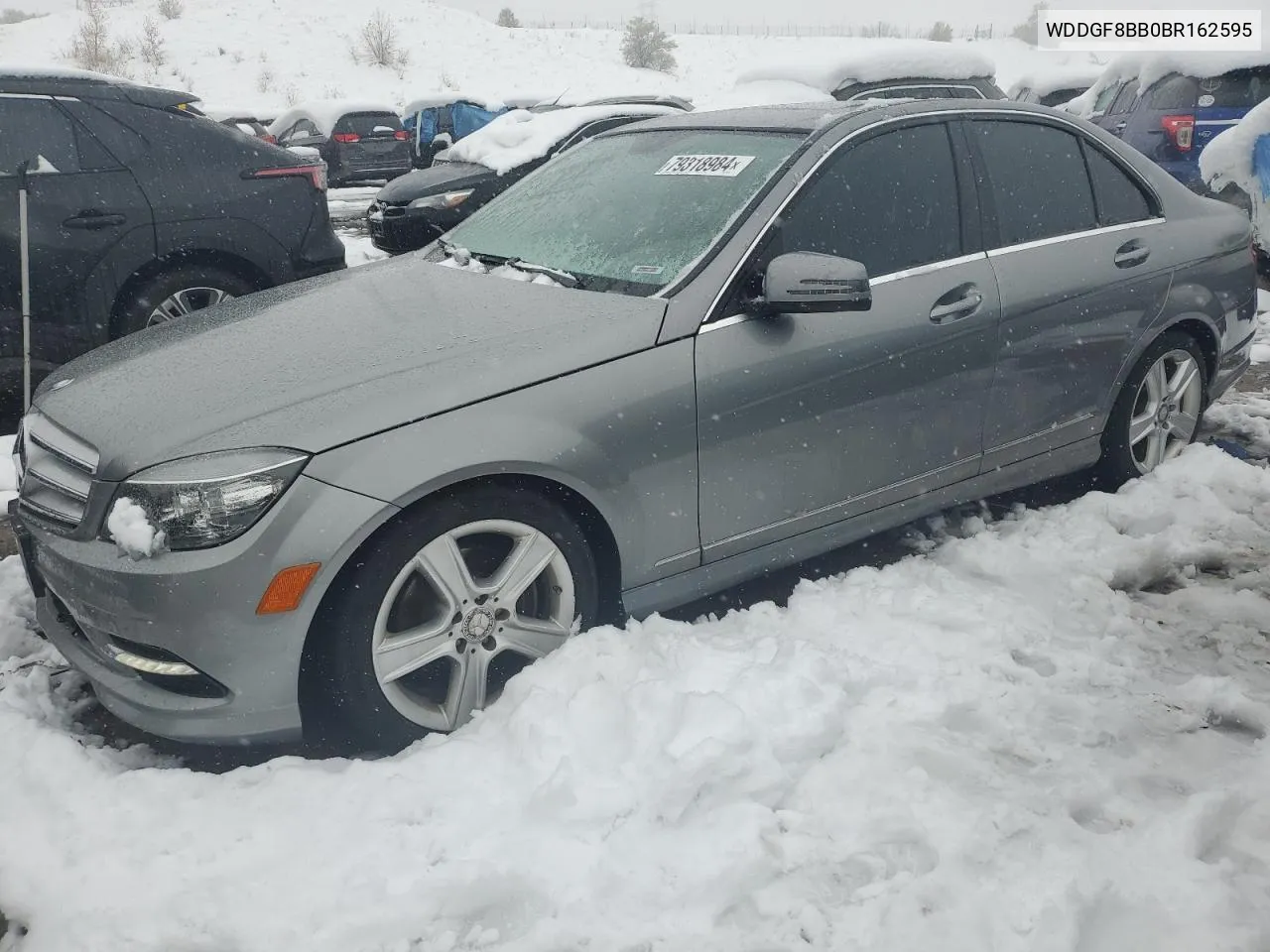 2011 Mercedes-Benz C 300 4Matic VIN: WDDGF8BB0BR162595 Lot: 79318984