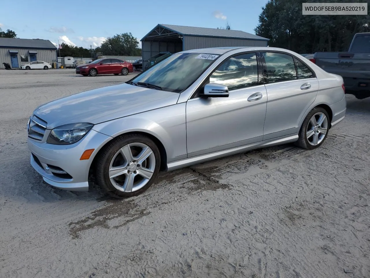 2011 Mercedes-Benz C 300 VIN: WDDGF5EB9BA520219 Lot: 79442014