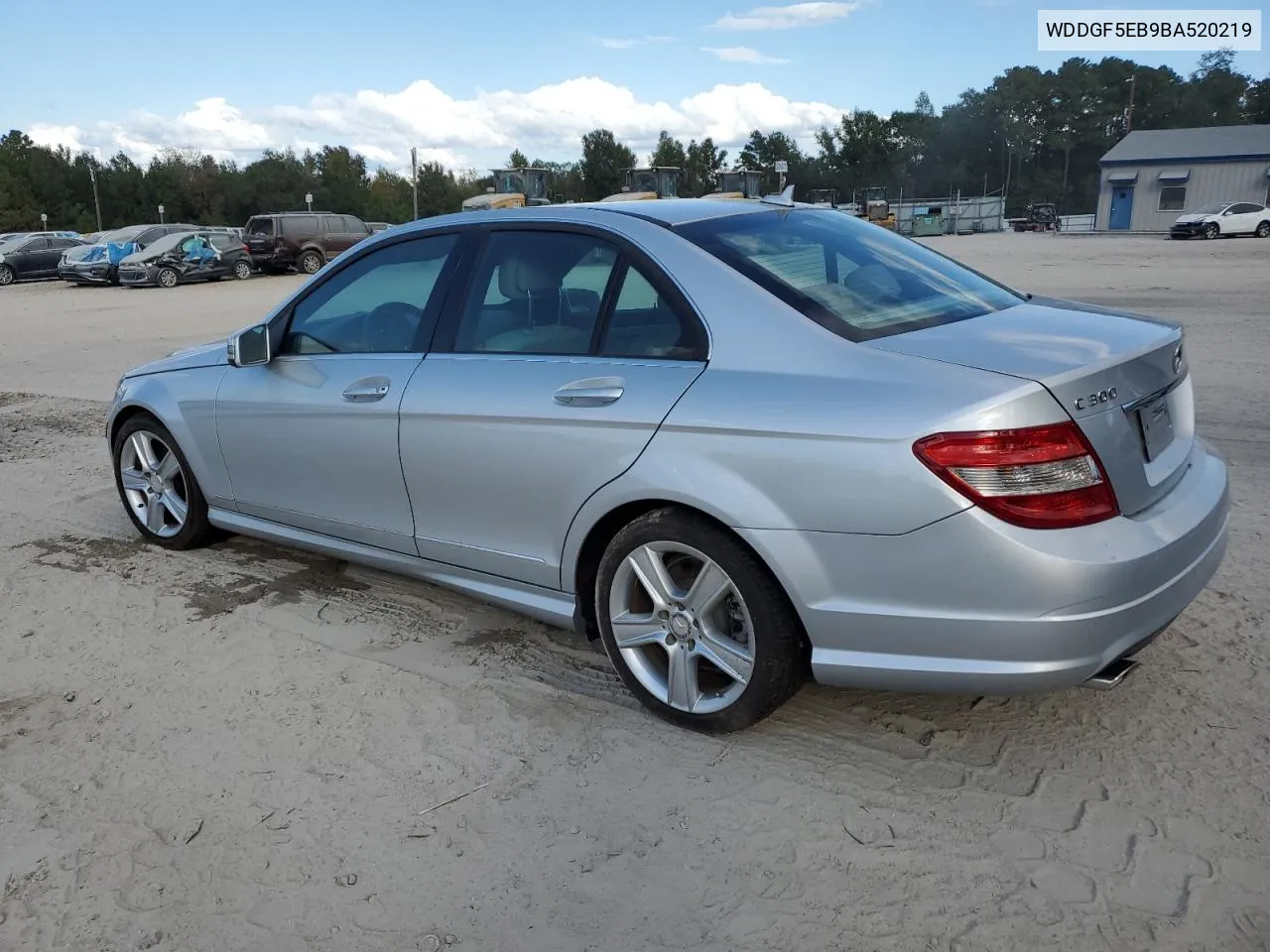 2011 Mercedes-Benz C 300 VIN: WDDGF5EB9BA520219 Lot: 79442014