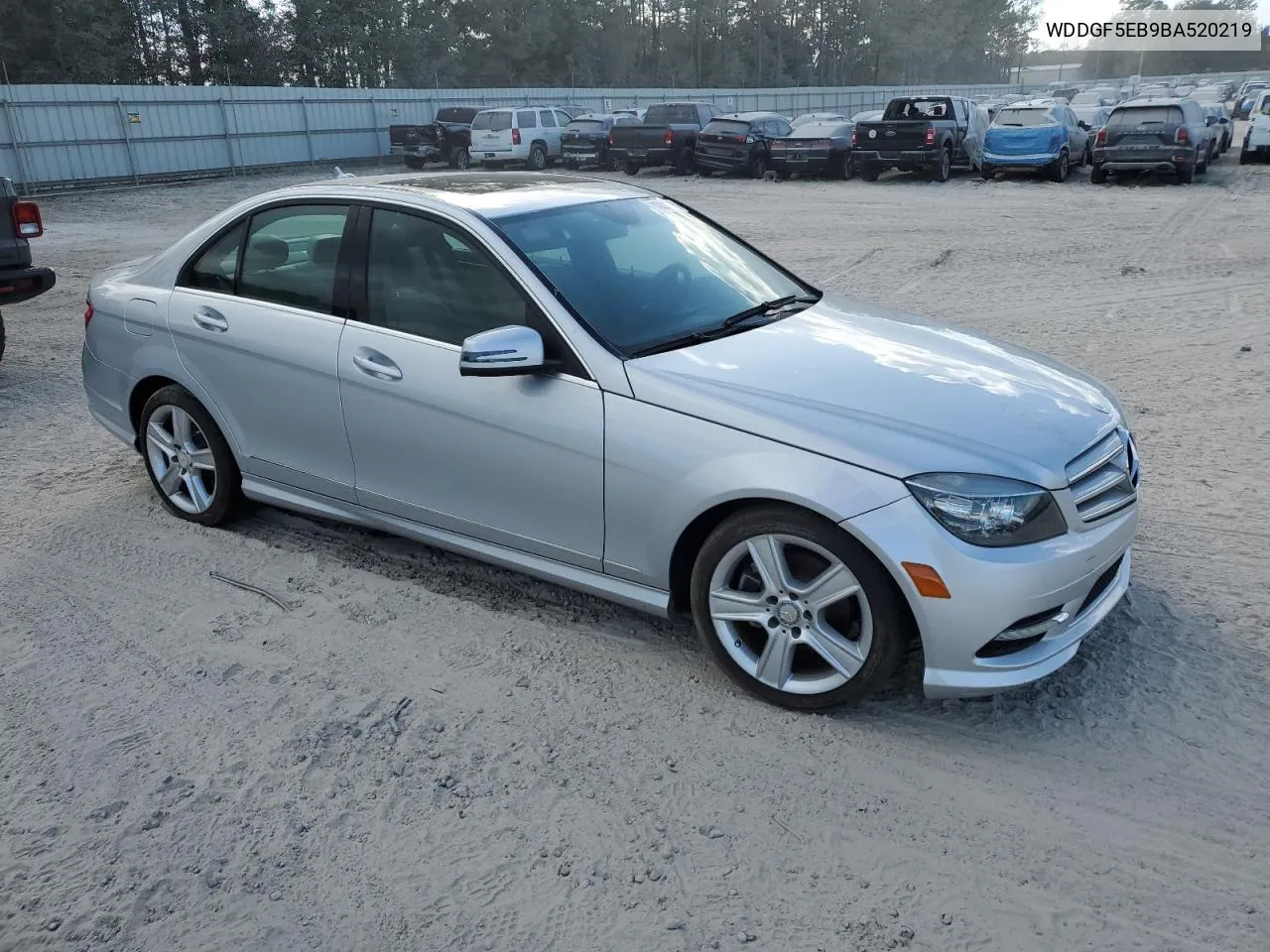 2011 Mercedes-Benz C 300 VIN: WDDGF5EB9BA520219 Lot: 79442014