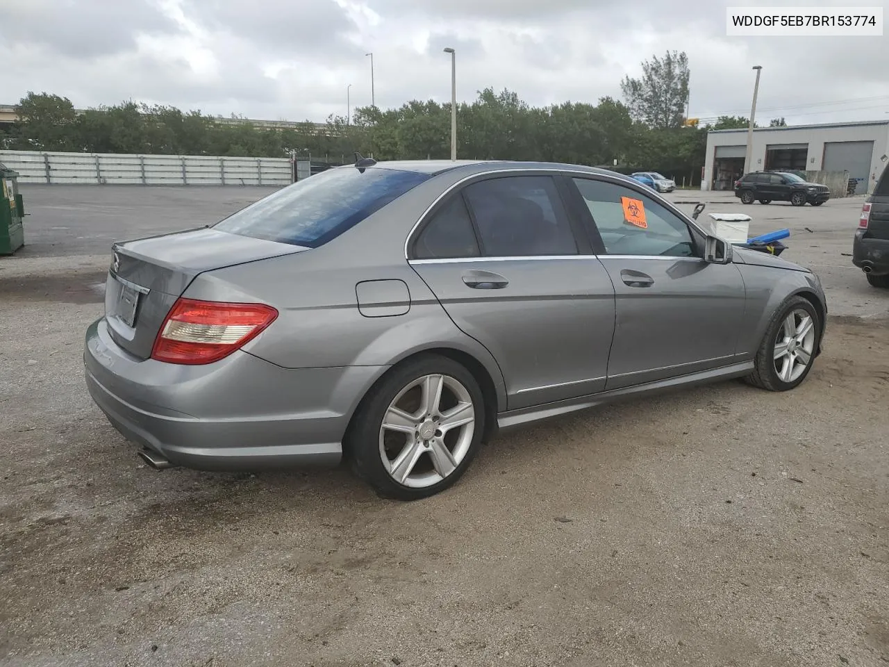 2011 Mercedes-Benz C 300 VIN: WDDGF5EB7BR153774 Lot: 79497394