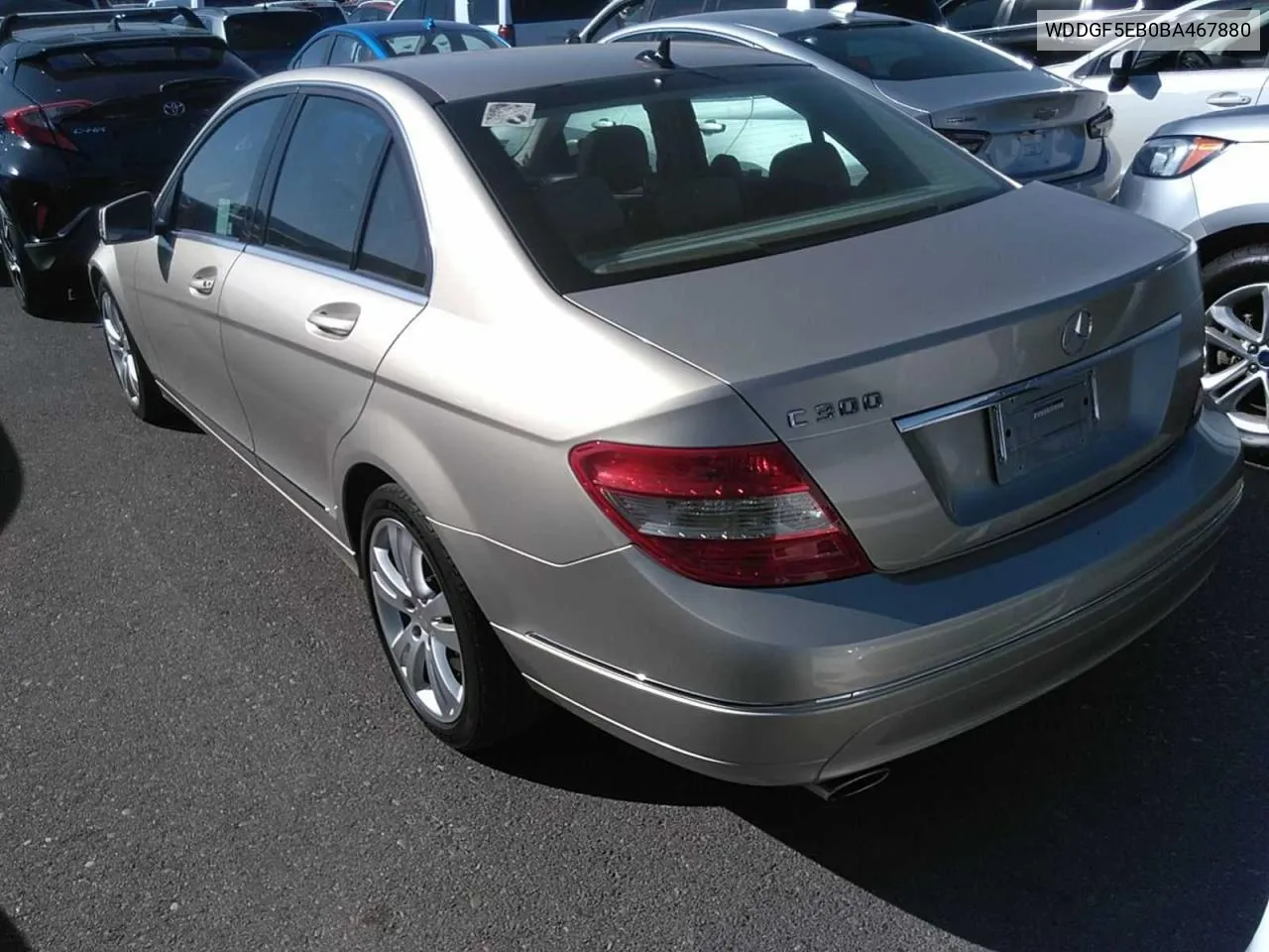 2011 Mercedes-Benz C 300 VIN: WDDGF5EB0BA467880 Lot: 79539644