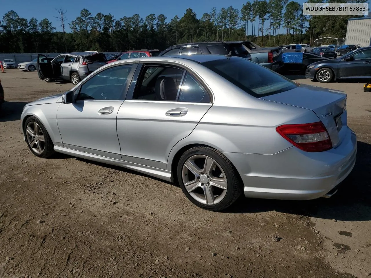 2011 Mercedes-Benz C 300 VIN: WDDGF5EB7BR167853 Lot: 80057094