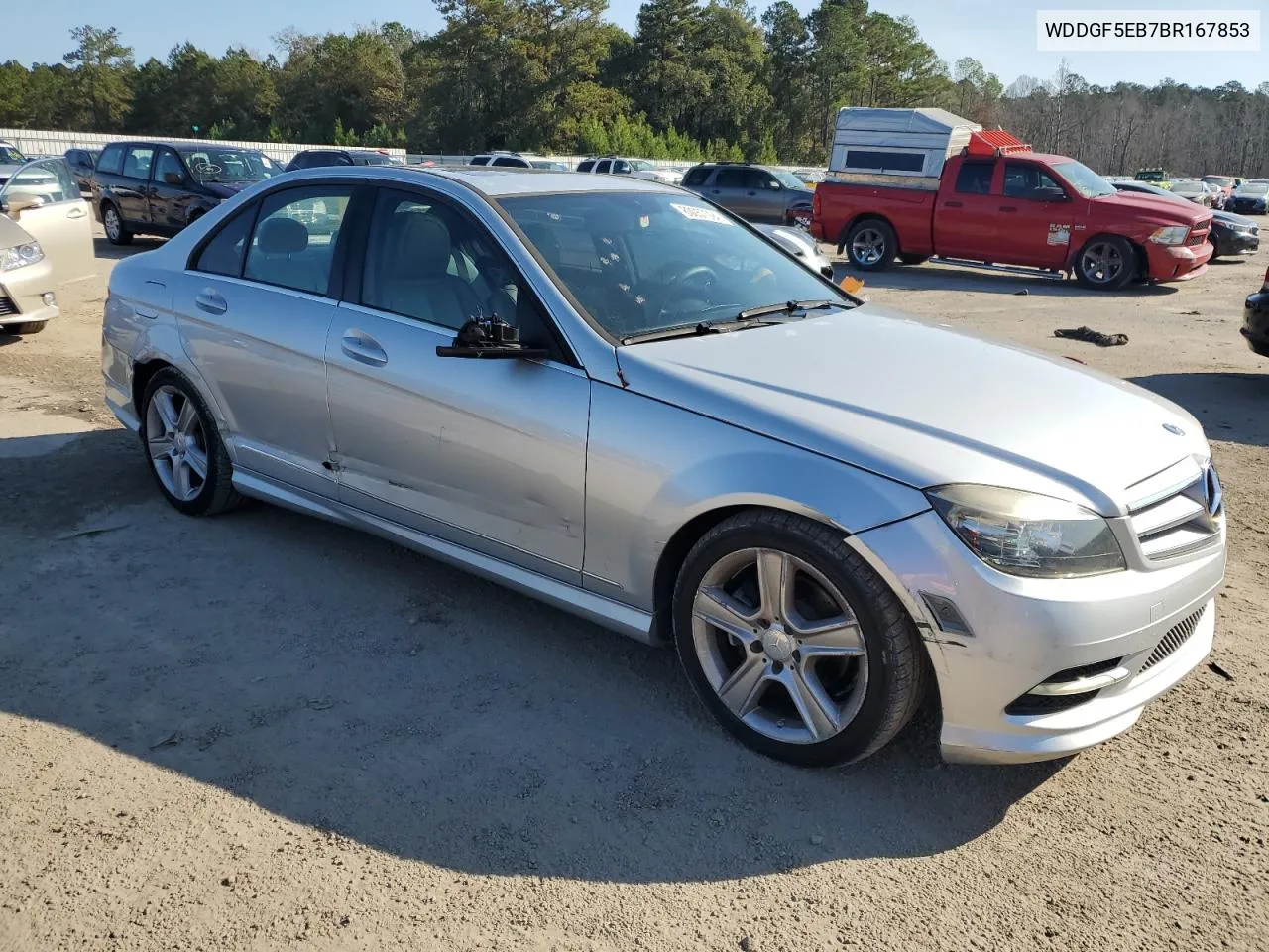 2011 Mercedes-Benz C 300 VIN: WDDGF5EB7BR167853 Lot: 80057094