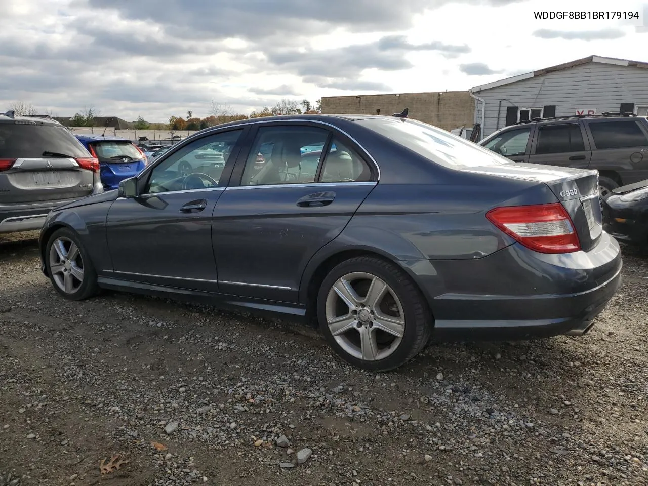 2011 Mercedes-Benz C 300 4Matic VIN: WDDGF8BB1BR179194 Lot: 80185584