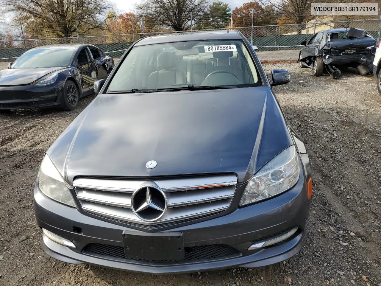 2011 Mercedes-Benz C 300 4Matic VIN: WDDGF8BB1BR179194 Lot: 80185584