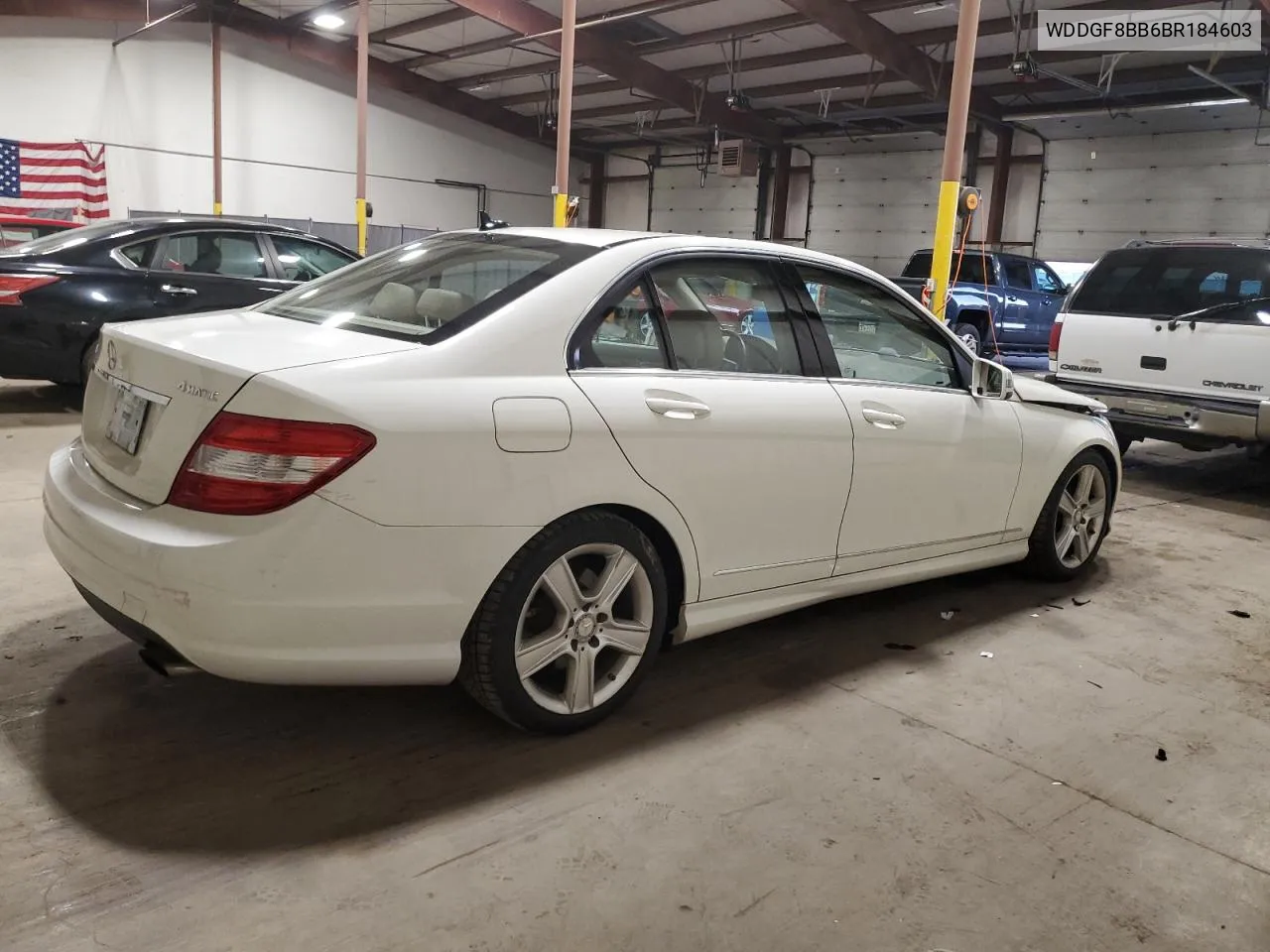 2011 Mercedes-Benz C 300 4Matic VIN: WDDGF8BB6BR184603 Lot: 80281544