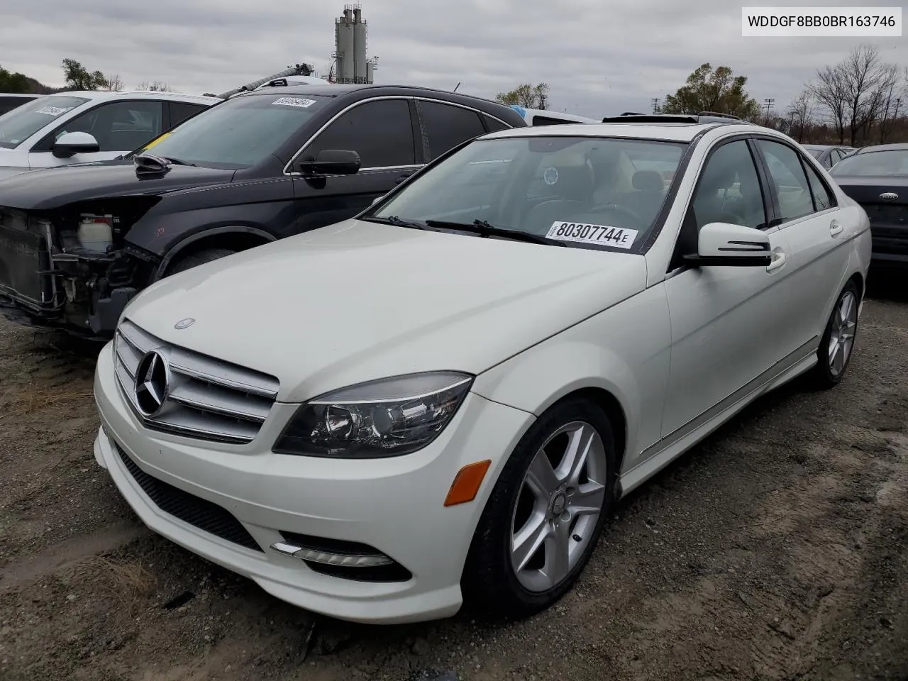 2011 Mercedes-Benz C 300 4Matic VIN: WDDGF8BB0BR163746 Lot: 80307744