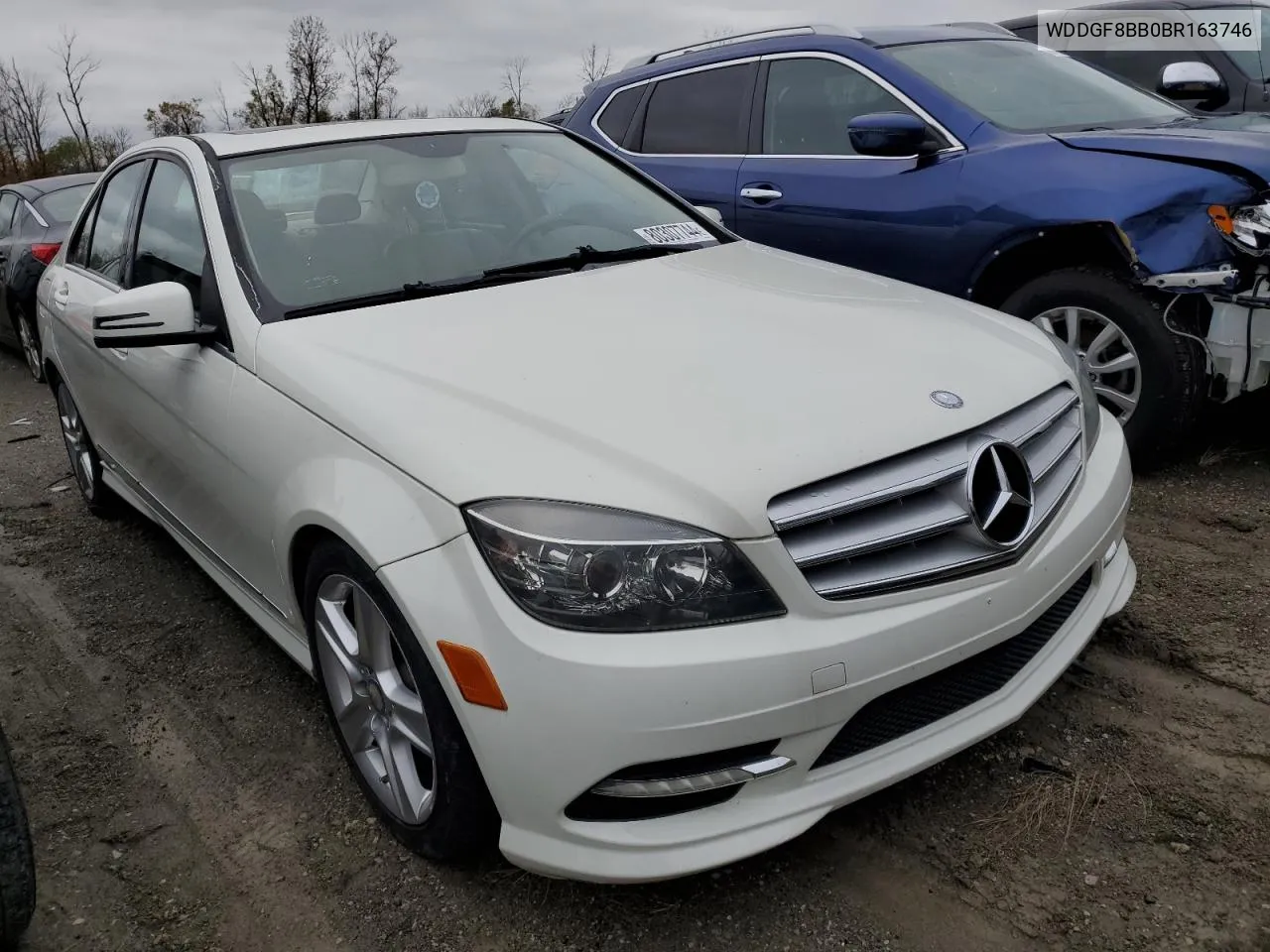 2011 Mercedes-Benz C 300 4Matic VIN: WDDGF8BB0BR163746 Lot: 80307744