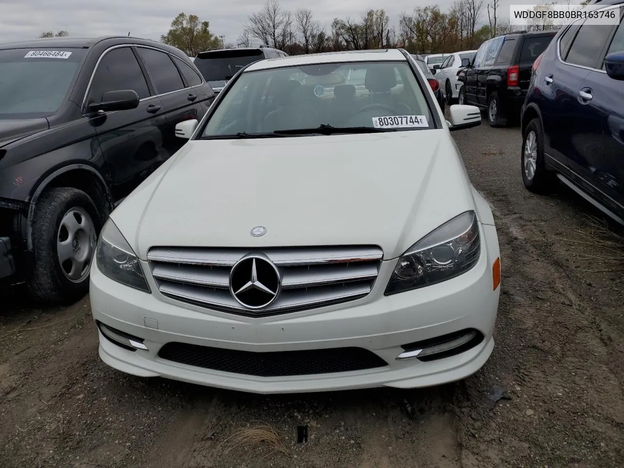 2011 Mercedes-Benz C 300 4Matic VIN: WDDGF8BB0BR163746 Lot: 80307744