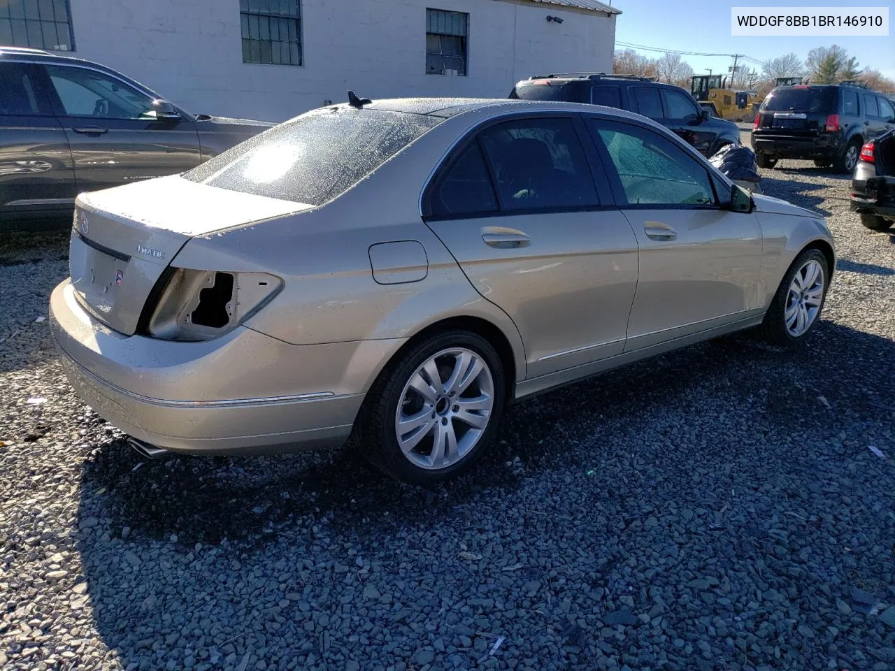 2011 Mercedes-Benz C 300 4Matic VIN: WDDGF8BB1BR146910 Lot: 80510384