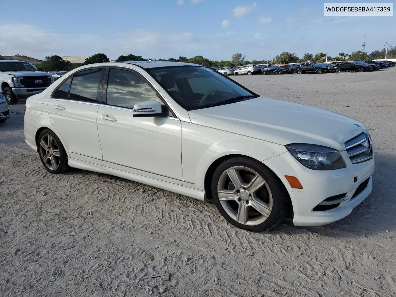 2011 Mercedes-Benz C 300 VIN: WDDGF5EB8BA417339 Lot: 80953724