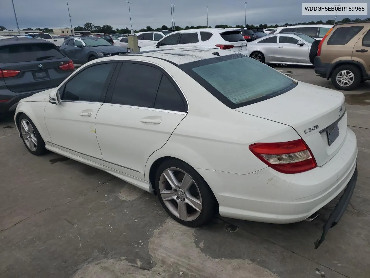 2011 Mercedes-Benz C 300 VIN: WDDGF5EB0BR159965 Lot: 81079134